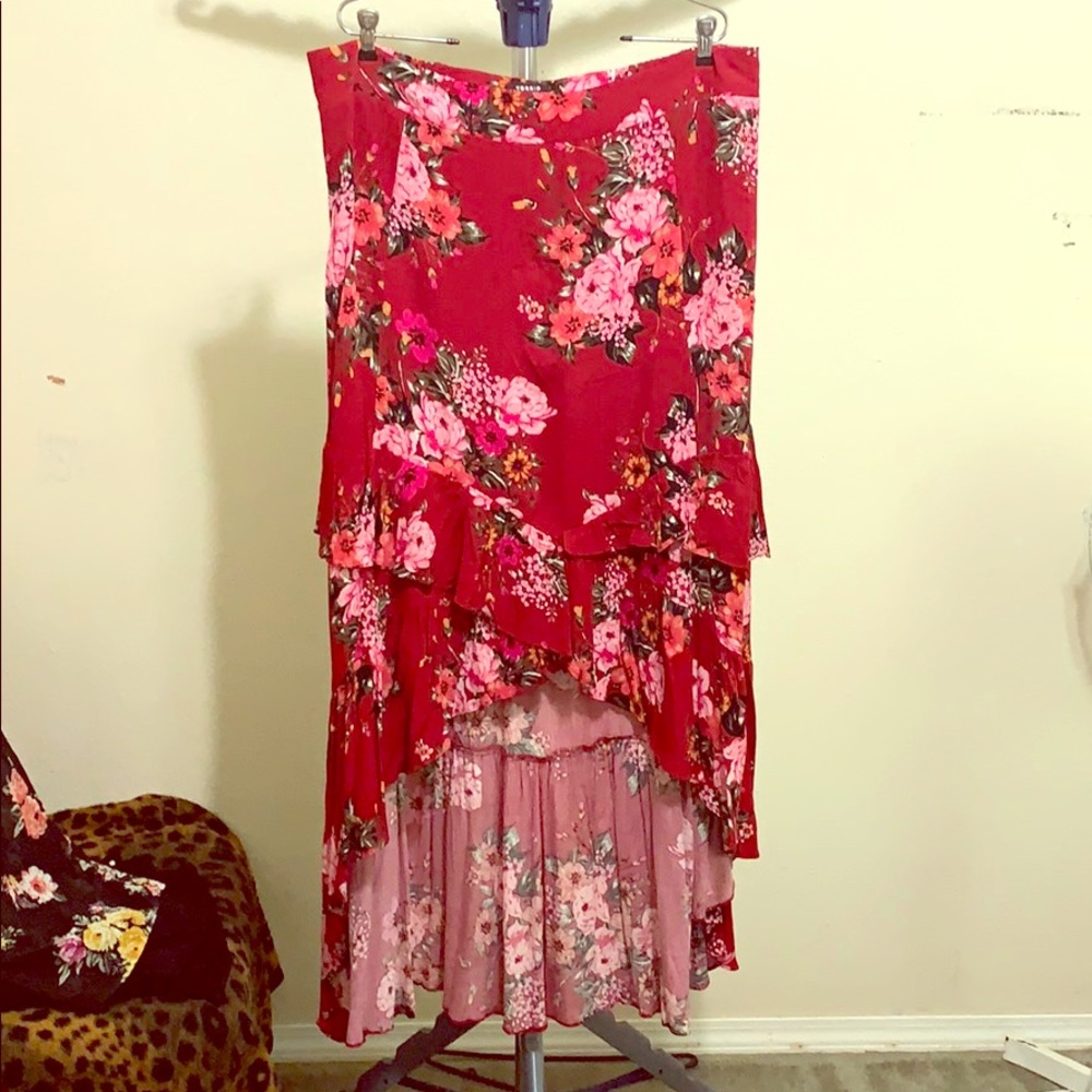 High low skirt